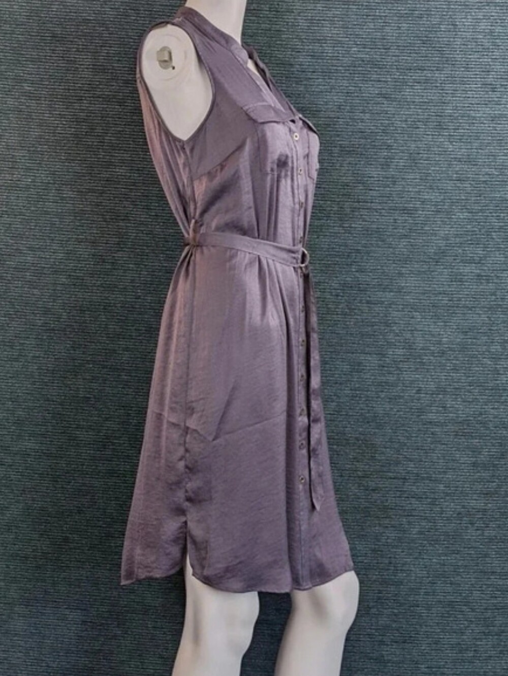 Maternity Dress Motherhood Silky Soft Shirt Dress